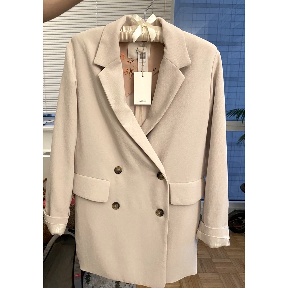 Aritzia Wilfred Cherrelle Jacket, Oversized Blazer